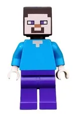 LEGO® Minifig min009 - Steve - Dark Purple Legs