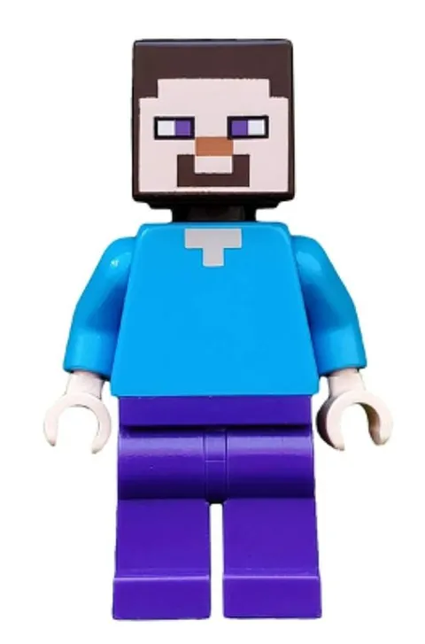 LEGO® Minifig min009 - Steve - Dark Purple Legs
