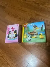 GWP NEW SEALED Lego Sets Sale - Lego 40886 & 40885 Penguins in Love+Duck Family