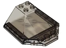 Translucent Black Lego 87606 35331 35332 Windscreen 6x6x2 Canopy