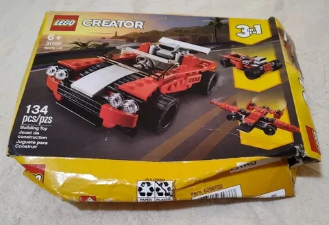 LEGO CREATOR: Sports Car (31100) NOTE CONDITION OF BOX B35