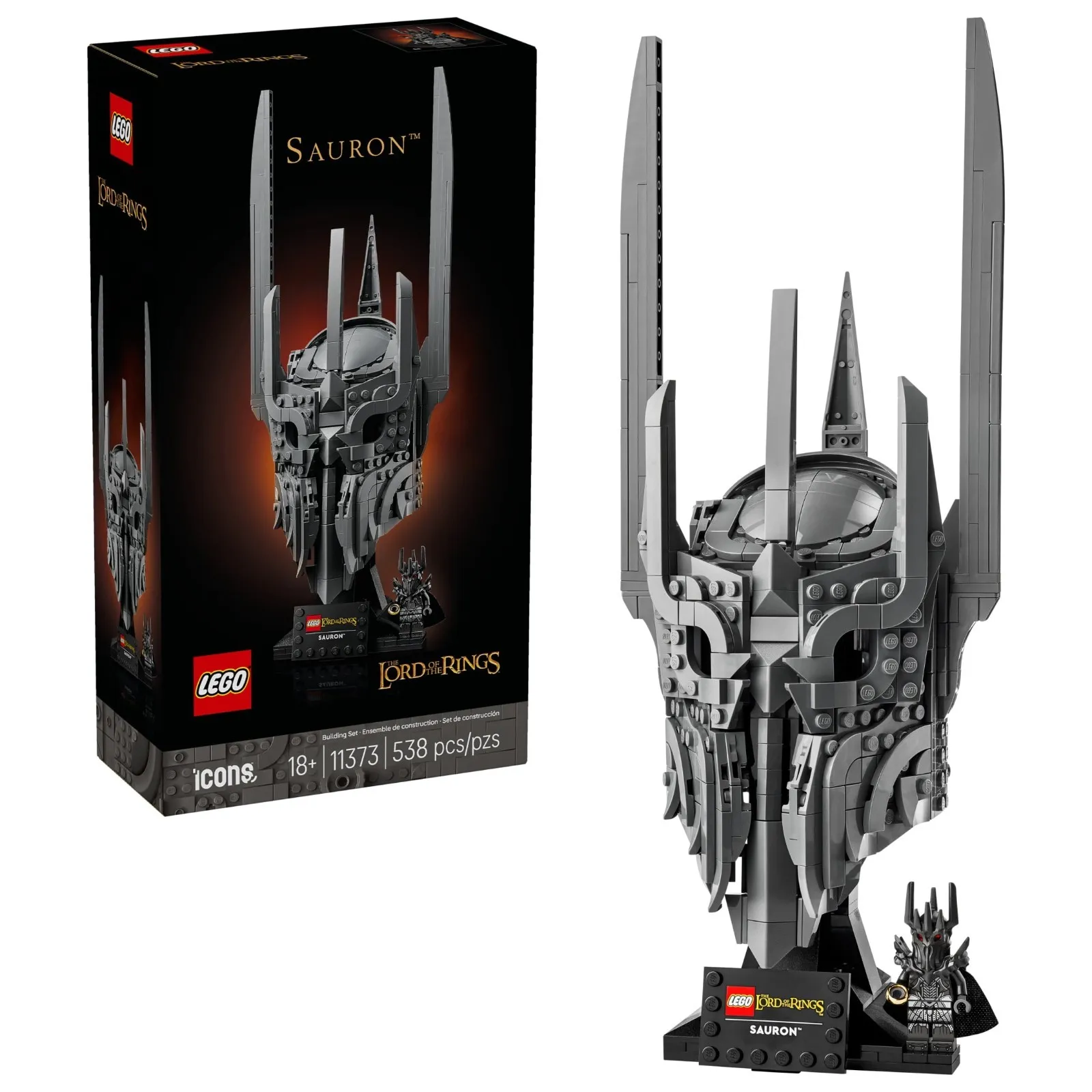 NEW LEGO Icons The Lord of the Rings Sauron's Helmet 11373 FREESHIPPING