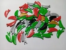 LEGO BULK LOT OF 52 LARGE HORN BARB CLAW WITH CLIP #16770 MIXED COLORS