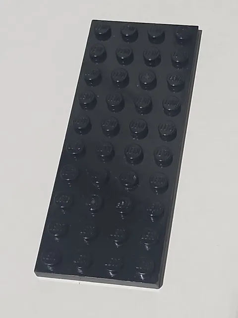 LEGO Plate Black ● 4 X 10 ● # 3030 ● QTY 1