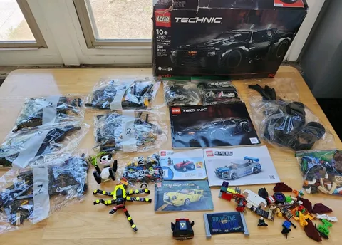 HUGE LOT Mixed Lego Mixed Sets Random Pieces Manuals Figures Acc Bag PLEASE READ