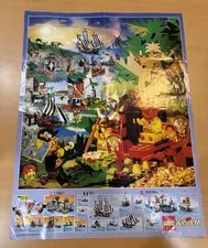 Vintage (1994) LEGO Product PIRATES - ISLANDERS Sets Poster  *SEE PICS*