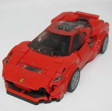 LEGO Speed Champions Ferrari F8 Tribute 76895, incomplete READ