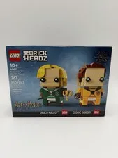 LEGO Draco Malfoy & Cedric Diggory Brickheadz (40617) - New/Sealed