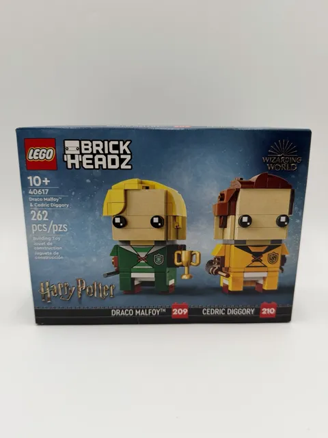 LEGO Draco Malfoy & Cedric Diggory Brickheadz (40617) - New/Sealed
