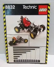 LEGO ORIGINAL INSTRUCTION MANUAL BOOKLET for 8832 TECHNIC ROADSTER 1988 VINTAGE