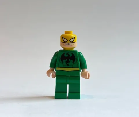Lego Iron Fist Minifigure Marvel Super Heroes 6873 sh041 rare retired cmf lot