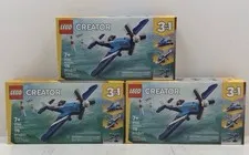 LEGO Creator Race Plane (31160) 178 Pieces Ages 7+ Lot Of 3