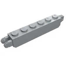 5x LEGO® Part 30388 - Hinge Brick 1 x 6 Locking with 1 Finger