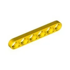 Lego Technic Bricks 10x Bright Yellow 1x6 6M Half Beam Liftarm 6170294 28570 NEW