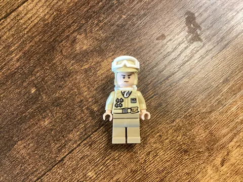 Lego Star Wars Hoth Rebel Trooper Orange Chin Dimple (sw0259) Minifigure 