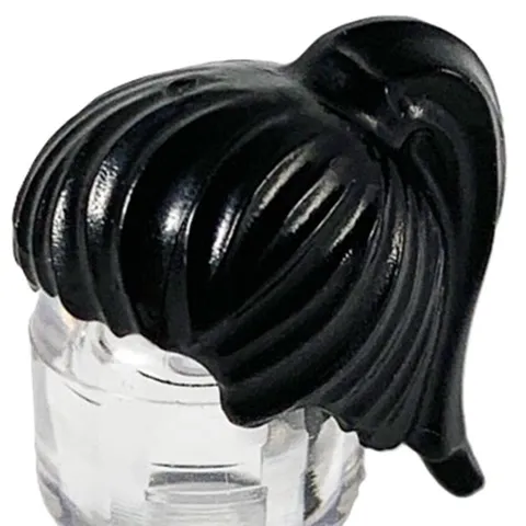 Lego Part x104 Paradisa Minifig HAIR Black Ponytail Female Wig D420