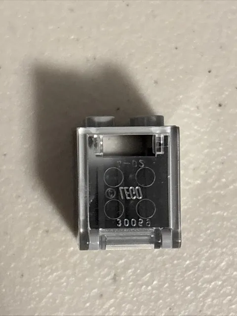 LEGO Mailbox Casing 2x2x2 Part #4345 With Mailbox Front 2x2 Part #4346 Used