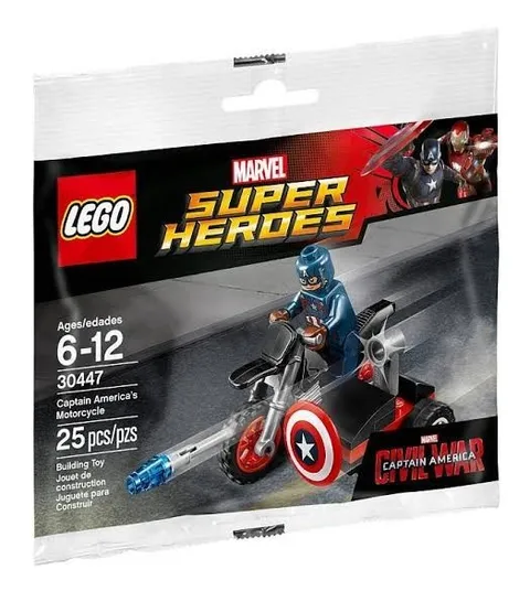 Lego Marvel Superhero Captain America Lego Set #30447