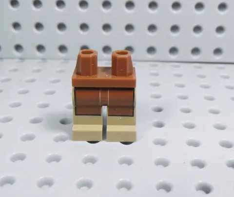 LEGO Dark Tan w/ Reddish Brown Printed Legs Pants Minifig AY