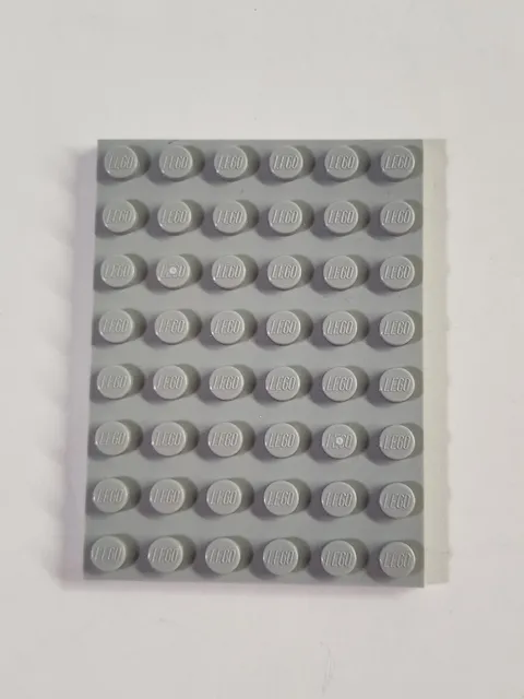 LEGO Parts ● Light Bluish Gray Plate 6 x 8 ● # 3036 ● QTY 1