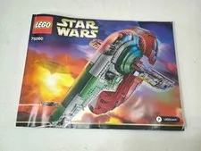 LEGO Star Wars UCS Slave I 75060 Original Instruction Book Manual ONLY
