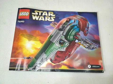 LEGO Star Wars UCS Slave I 75060 Original Instruction Book Manual ONLY