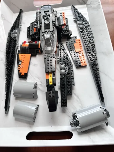 LEGO Star Wars 75102 Poe Dameron X-Wing Fighter Partial Build Parts Ship Lot