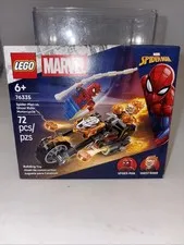 LEGO Marvel Spider-Man vs. Ghost Rider Motorcycle 76335 New Damaged Box
