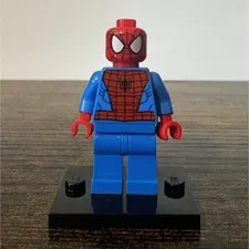 LEGO Spider-Man Minifigure Red Mask Blue Suit Superheroes Age 5+