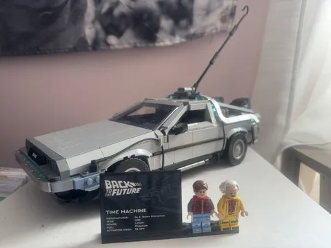 LEGO 10300 Back To The Future Time Machine Delorean With Manual
