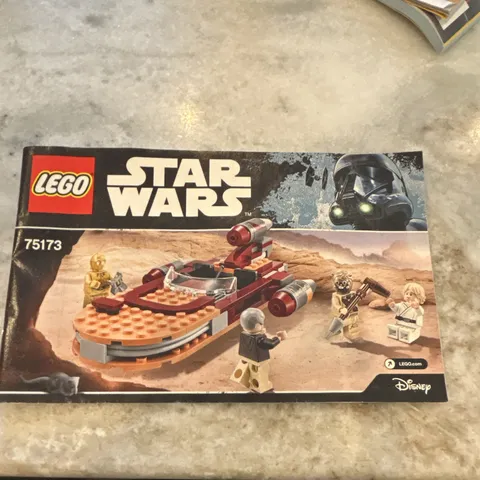 LEGO Star Wars 75173 Luke's Landspeeder Instruction Manual Booklet 2017