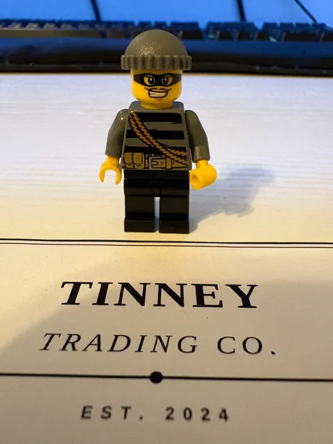 Lego 60009 Police City Burglar Crook Minifigure