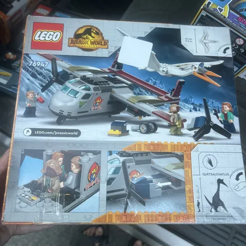 LEGO Jurassic World: Quetzalcoatlus Plane Ambush (76947) Retired.  NISB