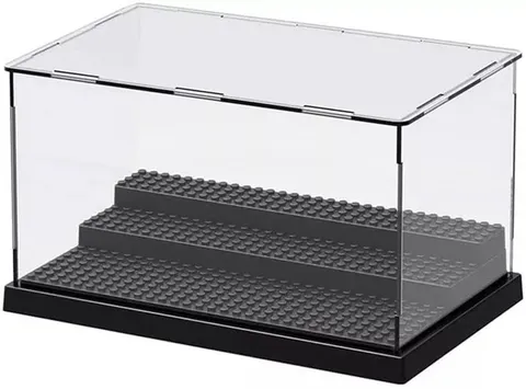 3 Level Mini Figure Display Case - Black
