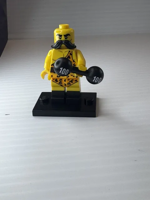 Lego Circus Strongman Minifigure Collectible Series 17 CMF w/ Barbell, COL287