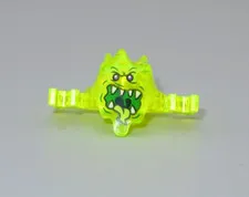 LEGO Ninjago Skreemer Ghost mask trans neon green minifigure 70736 70733 70730