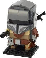 New LEGO Star Wars The Mandalorian Brickheadz from set 75317