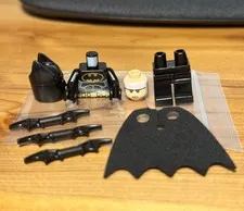 New Lego Batman Black Suit Black Mask bat002 7781 7783 7785 10/10 Condition