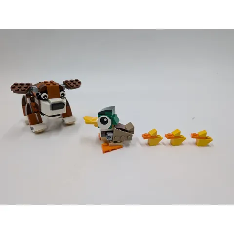 LEGO Creator 3-in-1 Park Animals 31044 Dog Duck Ducklings 2016 Set
