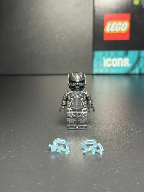 NEW DC Superheroes Black Flash / Zoom w/ Speed Force Custom Lego Minifigure