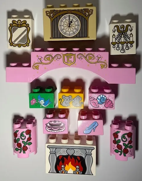 Lego Duplo Disney Princess Printed Parts  12 Pieces
