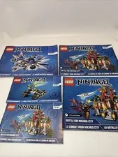 LEGO The Ninjago Masters of Spinjitzu 70725 & 70728 Instruction Manuals