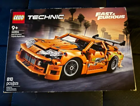LEGO Technic Fast & Furious Toyota Supra Mk4 42204 Complete Set 810 pcs