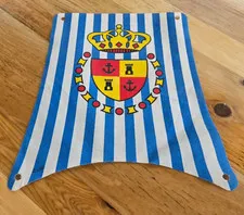 LEGO Cloth Sail Main w/Blue Stripes Crown Shield Pattern sailbb02 Set 6280 6291
