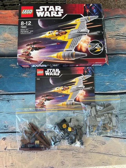 LEGO Star Wars: Naboo N-1 Starfighter with Vulture Droid (7660) 100% complete.
