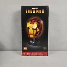 Lego Marvel IRON MAN Helmet Set 76165 NIB 480 pcs