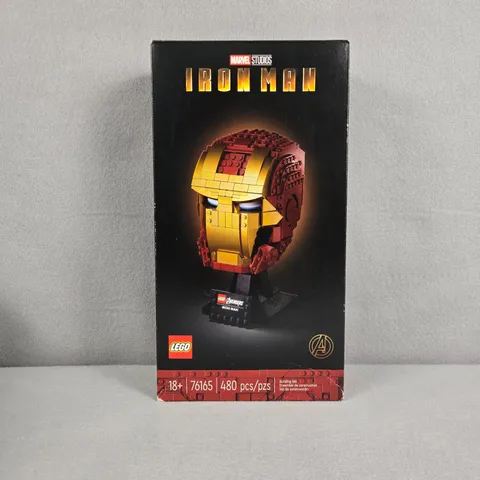 Lego Marvel IRON MAN Helmet Set 76165 NIB 480 pcs