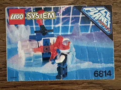 Vintage LEGO 6814 Ice Tunnelator Instruction Manual Booklet Only Space 1993