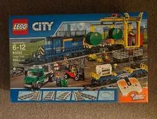 LEGO City Cargo Train Set 60052 888 Pieces Battery Powered Boxed Complete