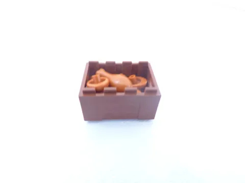 Lego Turkey Legs, set of 5, in reddish-brown crate